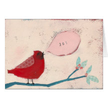 oiseau sur la carte de branche