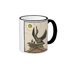 Oiseaux de mère et de bébé mug