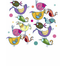 Oiseaux drôles t-shirts