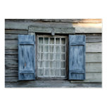 old fashion window business card