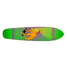 Oldschool van de Dinosaurus van het team Skateboard Deck