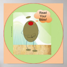 Olive de lecture de bible posters