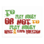 Om rugby te spelen wenskaart