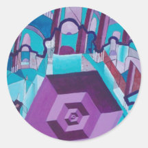 omar collab ronde stickers