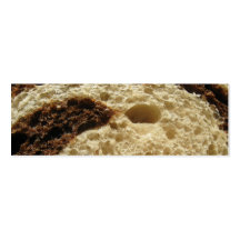 Omhoog Dichte het Brood van de rogge Visitekaartje