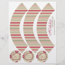 Omslag 2 van Cupcake van poinsettia Folder Ontwerp