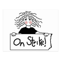 on_strike carte postale