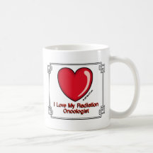 Oncologiste de rayonnement tasse à café