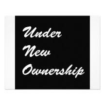 Onder Nieuwe Eigendom Custom Uitnodging