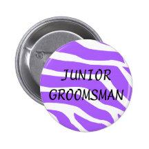 Ondergeschikte Groomsman Speldbutton