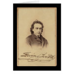 Ondertekende Kaart van Acteur Edwin Booth 1862