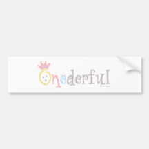 ONEderful (pastel 2) Adhésifs Pour Voiture