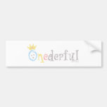 ONEderful (pastel 3) Autocollants Pour Voiture
