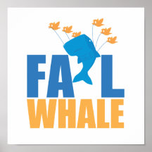 Ontbreek het Poster van de Walvis
