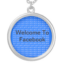 Onthaal aan Bericht Facebook Gepersonaliseerde Ketting
