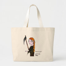 Onverbiddelijke Reaperess Canvas Tas