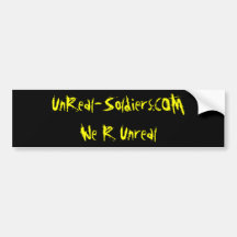 Onwerkelijk-Soldiers.COM               wij Onwerke Bumpersticker