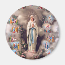 Onze Dame van Lourdes Koelkast Magneetjes