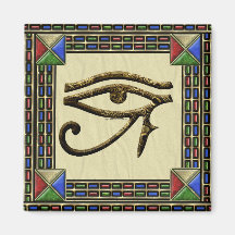 Oog van Vierkante Magneet Horus