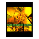 Or avec le vert cartes postales