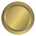 Or d'OPUS Assiette Pour Soirée