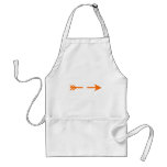 Orange de flèche cassé les cadeaux de Zazzle de MU Tablier