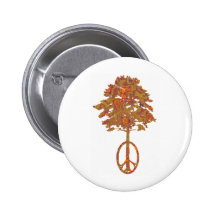 Orange de paix pin's