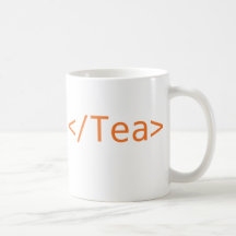 Orange de tasse de thé