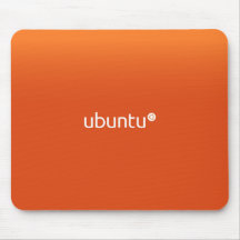 Orange d'Ubuntu Linux Tapis De Souris