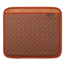 oranje beige pattaern strepen iPad sleeves