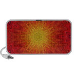 Oranje en Gele Zon/Ster/Hart Mandala Speakers