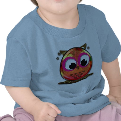 Oranje uil t-shirts