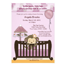 ORCHIDÉE de l'invitation CJ de baby shower de sing