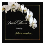 Orchidée de PixDezines/nuptiale blanc/mariage Invitations