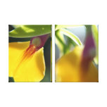 Orchidée jaune toiles tendues sur châssis