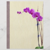 Orchidée pourpre prospectus personnalisés