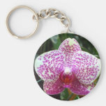 Orchidées roses Keychain Porte-clé