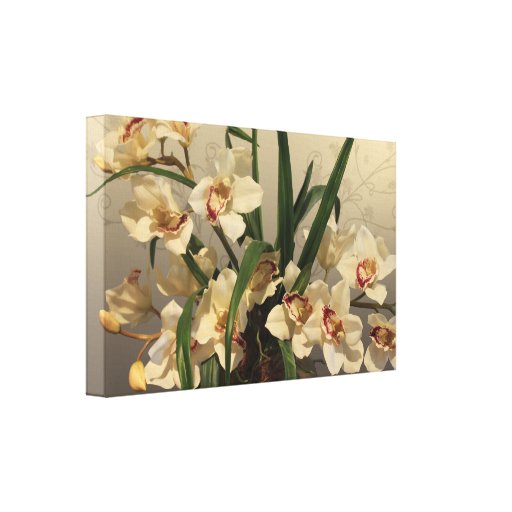 Orchidées Toile Tendue