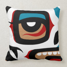 Oreiller de crâne de Haida de SKULLUXE