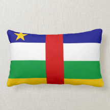 oreiller de drapeau de pays de la république centr