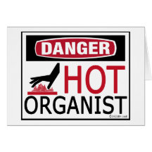 Organiste chaud carte