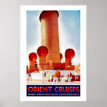 Oriënteer de Grote Trechter van Cruises Print