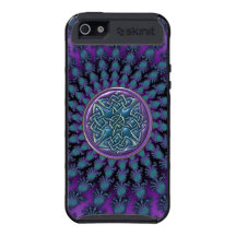 Original Metallic Celtic Knot Fractal Design Case For iPhone 5