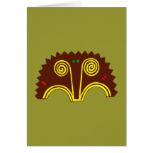 Ornament Afrika Africa Grußkarten