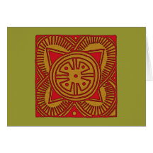 Ornament Afrika Africa Karte
