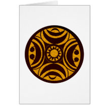 Ornament tribal Afrika Africa Grußkarte