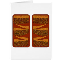 Ornament tribal Afrika Africa Grußkarten