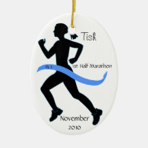 Ornament van de Agent van de Marathon van de vrouw