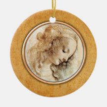 Ornament van de Tekening van Leonardo da Vinci het