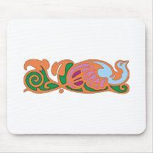 Ornament Vogel bird Mauspads